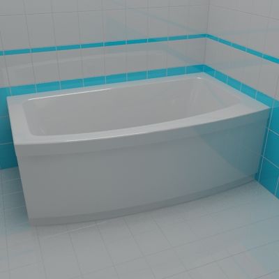 Bath 3d-model Ideal Standard Washpoint 96x170x63