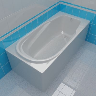 Bath 3d-model Jacob Delafon Adagio 170x80