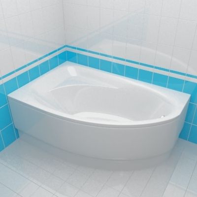 Bath 3d-model KOLO SPRING 160x100 L