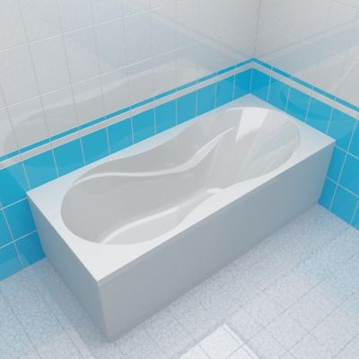 Bath 3d-model Polla Donna 75x170