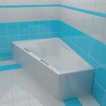 Bath 3d-model RIHO Doppio Right 180x130x52