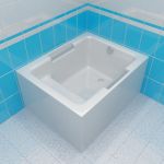 Bath 3d-model Sanindusa Shortline 80x100