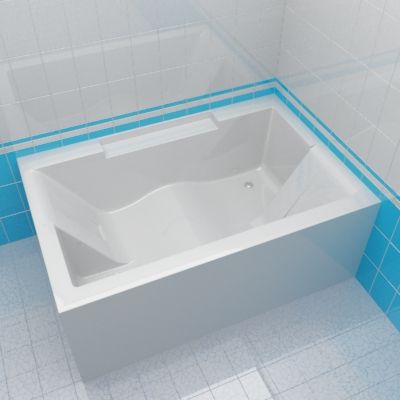 Bath 3d-model Sanindusa TwoSpace 120x180