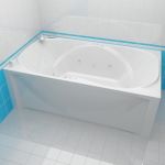 Bath 3d-model Triton ATLANT 120x205