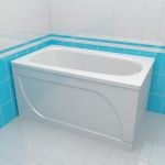 Bath 3d-model Triton Standart 120