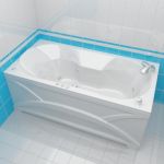 Bath 3d-model Triton VALERI 85x170