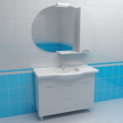 Bathroom furniture 3d-model Akvarodos Gloria 108