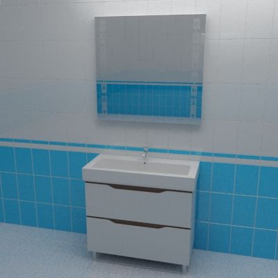 Bathroom furniture 3d-model Akvarodos Venice 100