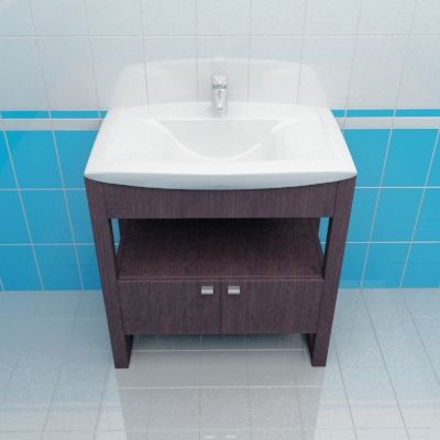 Bathroom furniture 3d-model Cersanit IMATRA for ETNA 42x76