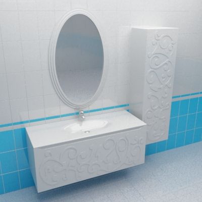 Bathroom furniture 3d-model Marsan Marsel