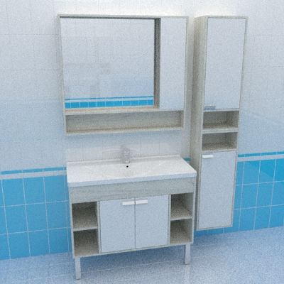 Bathroom furniture Aquaton Flay 100