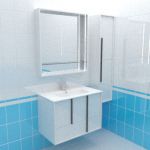 Bathroom furniture Aquaton Rivera 80