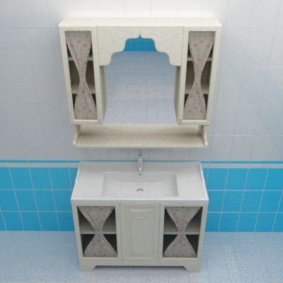 Bathroom furniture 3d-model Bricklaer Country 100