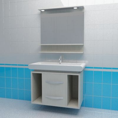 Bathroom furniture Bricklaer Cuba 90 W