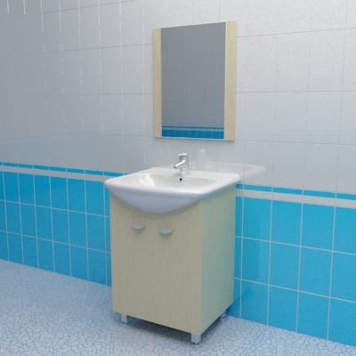 Bathroom furniture Valente Eco 55 W