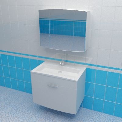 Bathroom furniture Valente Inizio 70 W