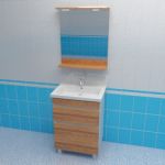 Bathroom furniture Valente Modesto 60