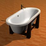 Bathtub05 3D - model