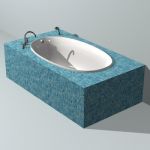 Bathtub07 3D - model