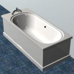 Bathtub08 3D - model