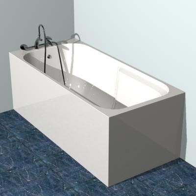 Bathtub12 3D - model