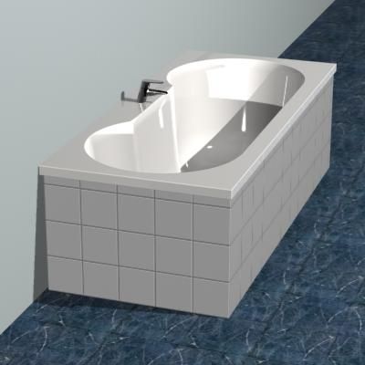 Bathtub14 3D - model