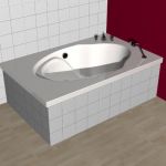 Bathtub17 3D - model