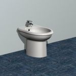 3D - model bidet in a modern style  Bidet01