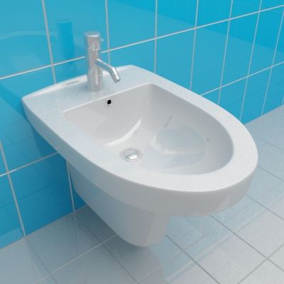 Bidet 3d-model Cersanit OLIMPIA 36x54 W