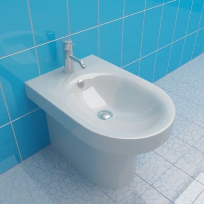 Bidet 3d-model Hatria Daytime 37x56