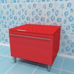 Cupboard 3d-model Fema Stile Deluxe Red 04 Russia