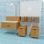 Cupboard 3d-model Rifra Zenit 1 Italy