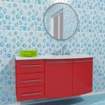 Cupboard 3d-model Stocco Vela Red