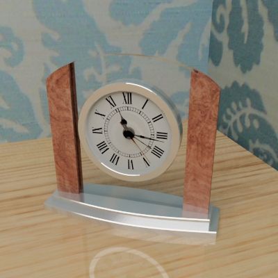 Desk clock 3d-model 1