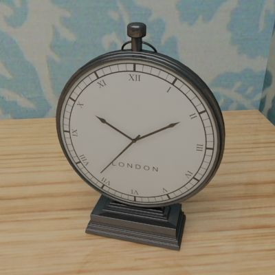 Desk clock 3d-model 3