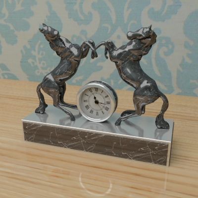 Desk clock 3d-model 7