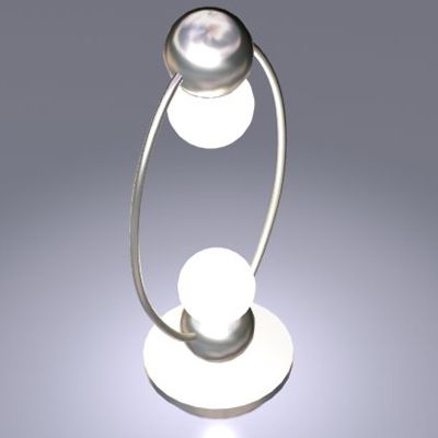 Table lamp high-tech 3D object EM