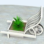 Garden Cart01 3D - model