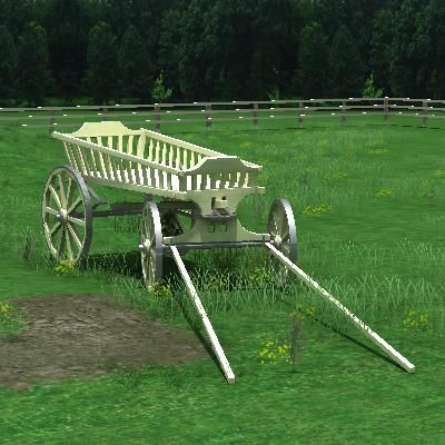 Garden Cart02 3D - model