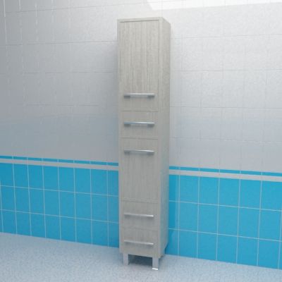 High cabinet 3d-model Bricklaer Chile 35x32x200 G