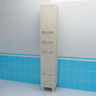 High cabinet 3d-model Bricklaer Chile 35x32x200 W