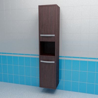 High cabinet 3d-model Bricklaer Cuba 37x32x173 B