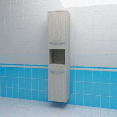 High cabinet 3d-model Bricklaer Cuba 37x32x173 G