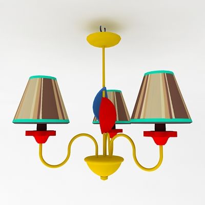 Modern chandelier 3D - model CAD symbol LT01mk07