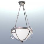 Chandelier in the chateau-style Italy 3D object Lamp-international Siena