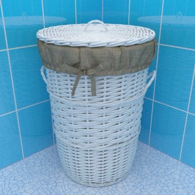 Laundry basket 3d-model 01