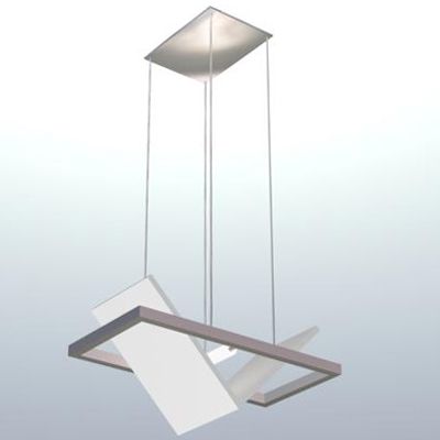 Minimalist chandelier high-tech 3D object Lumi Mode 1