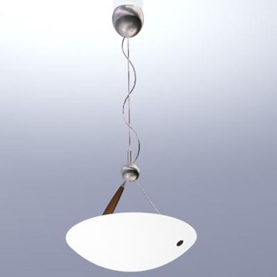 Modern round chandelier 3D object Lumi Mode