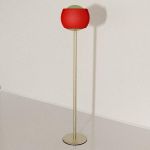 Red modern floor lamp 3D object Lussole c 08