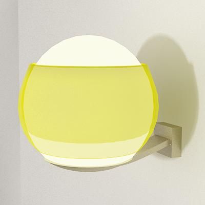 Yellow lights Italy 3D - model Lussole cl 04